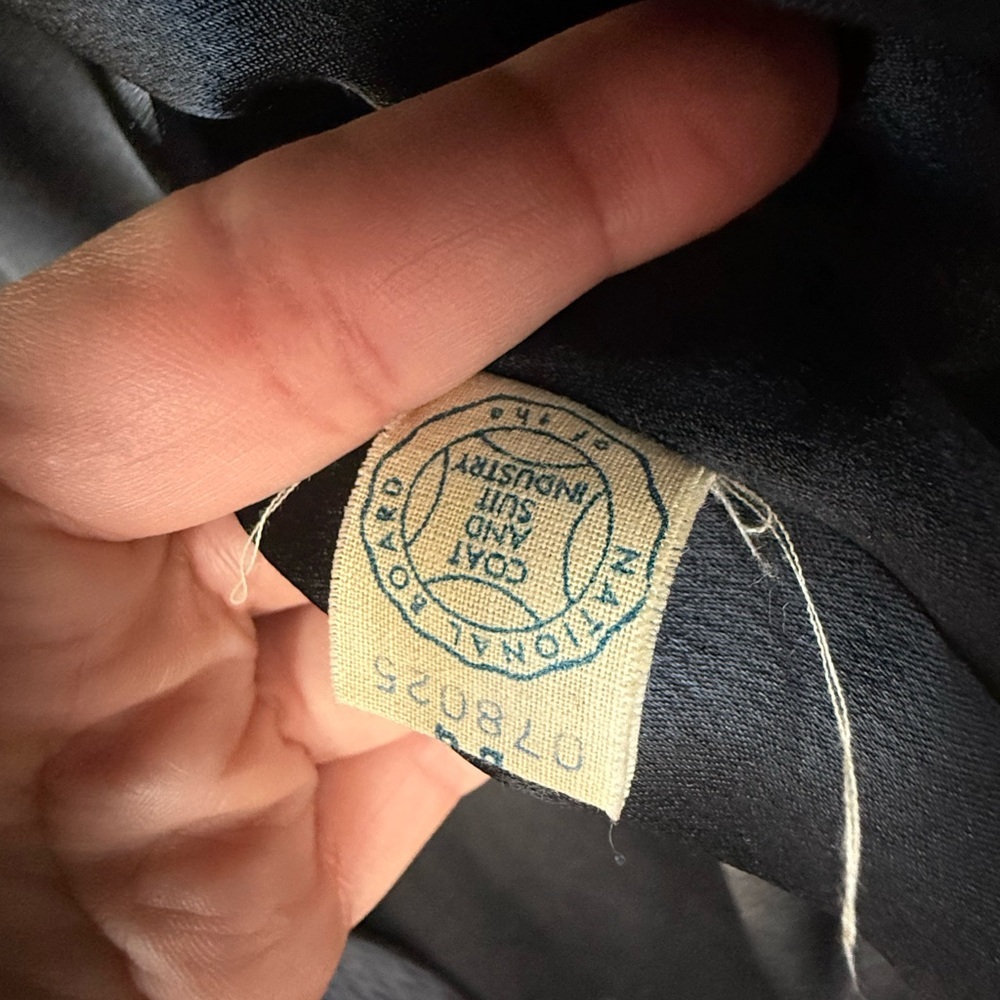 Vintage Union Made Mink Collar Trench Coat 1950s 1960s - Picture 7 of 8